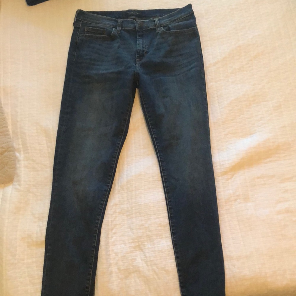 Banana Republic dark wash skinny jeans
